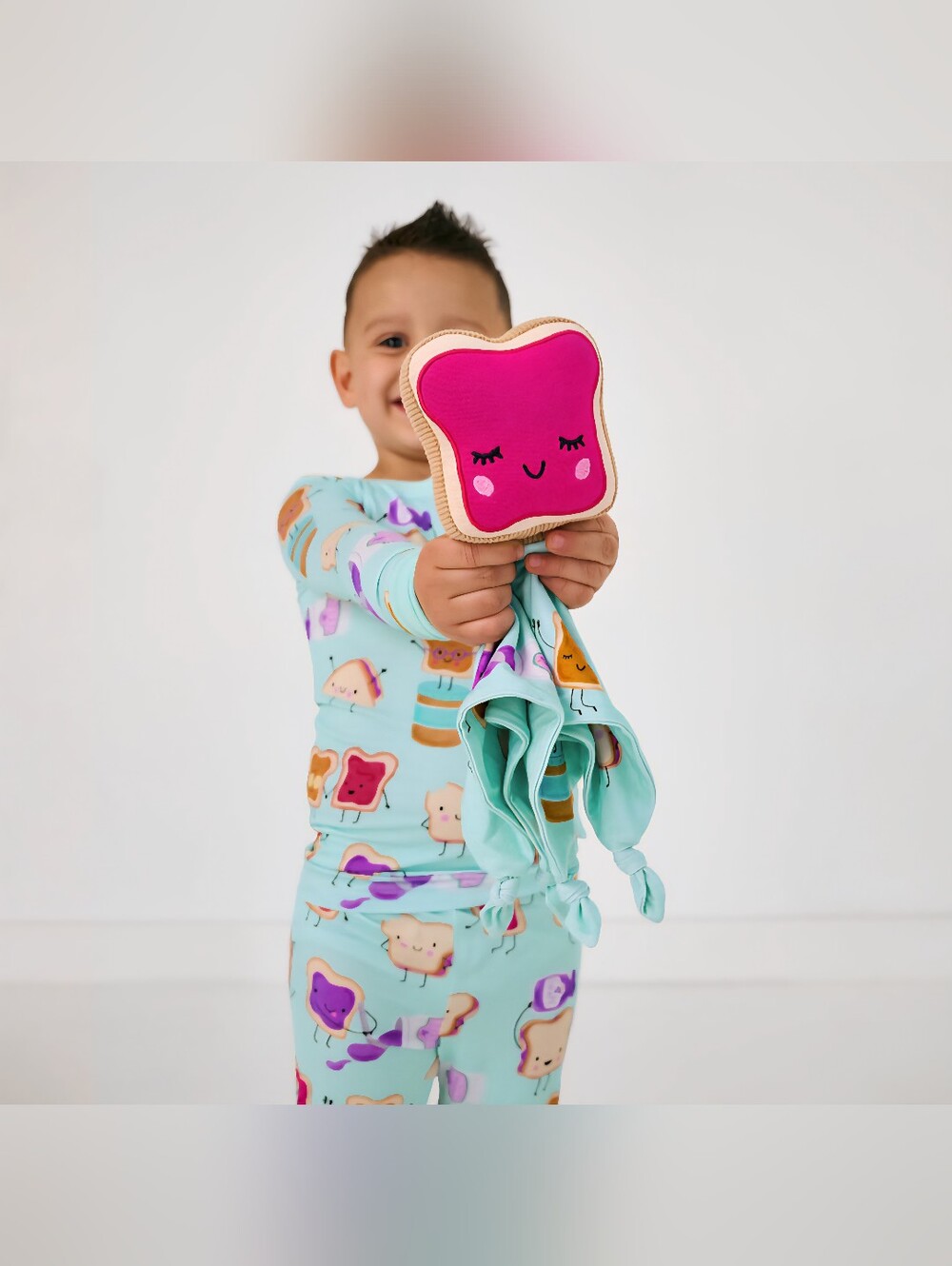 NIB Little Sleepies Sammie the PB&J Sleepyhead Lovey- Bamboo, Cozy, Organic
